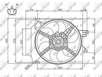 Ventilator radiator 47748 NRF pentru Ford Transit