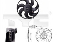 Ventilator radiator 831-0009 TYC pentru Seat Ibiza Seat Cordoba Vw Derby Vw Flight Vw Polo Seat Inca Vw Caddy Vw Panel