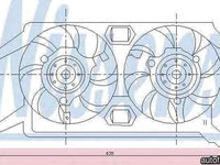 Ventilator, radiator ALFA ROMEO 156 Sportwagon (932) NISSENS 85109