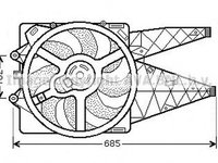 Ventilator radiator ALFA ROMEO MITO 955 AVA FT7531