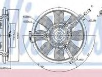 Ventilator, radiator AUDI A8 (4D2, 4D8) (1994 - 2002) NISSENS 85691 piesa NOUA