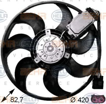 Ventilator radiator AUDI Q7 (4L) - Cod intern: W20093360 - LIVRARE DIN STOC in 24 ore!!!
