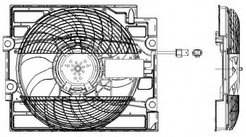 Ventilator, radiator BMW Seria 5 Touring (E39