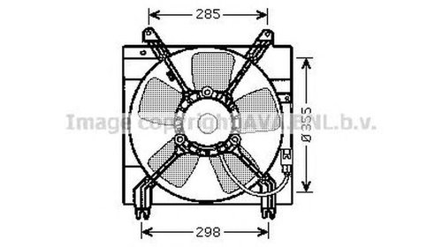 Ventilator radiator CHEVROLET LACETTI J200 AV