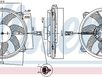 Ventilator radiator CITROEN C4 II Caseta Hatchback NC 1 6 HDi diesel 111 cai NISSENS 850035 Ventilator radiator CITROEN C4 II Caseta Hatchback NC 1 6 HDi diesel 111 cai NISSENS 850035