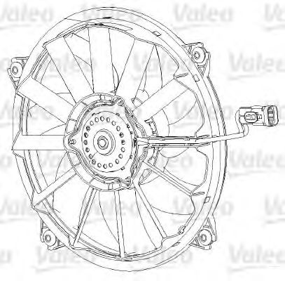 Ventilator radiator CITROEN C4 Picasso I (UD_) - C