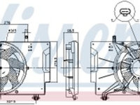 Ventilator radiator (cu carcasa) FORD B-MAX, ECOSPORT, FIESTA V, FIESTA VI 1.25-1.6 d 04.07-