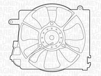 Ventilator radiator DAEWOO MATIZ KLYA MAGNETI MARELLI 069422293010