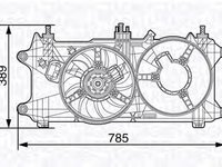 Ventilator radiator FIAT DOBLO microbus 223 119 MAGNETI MARELLI 069422487010