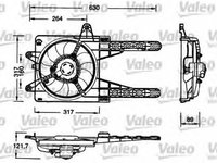 Ventilator radiator FIAT PUNTO Van 176L VALEO 698178