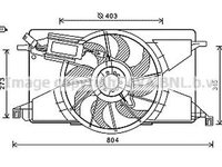 Ventilator radiator FORD C-MAX II DXA CB7 DXA CEU AVA FD7565