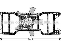 Ventilator radiator FORD FIESTA V JH JD AVA FD7540