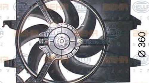 Ventilator, radiator FORD FIESTA V VAN 10/200