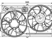 Ventilator radiator FORD FOCUS II (DA_) - Cod intern: W20093179 - LIVRARE DIN STOC in 24 ore!!!