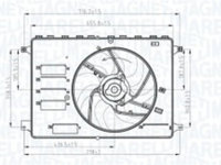 Ventilator radiator FORD GALAXY II, KUGA I, MONDEO IV, S-MAX 1.8D-2.5 05.06-06.15