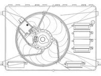 Ventilator radiator FORD MONDEO IV Turnier (BA7) (2007 - 2016) NRF 47626