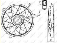 Ventilator radiator GMV Peugeot 206 (2a/C)/ 206+ (T3e) Nrf 47324