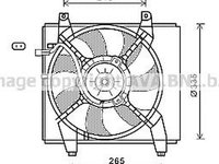 Ventilator radiator HYUNDAI ACCENT II LC AVA HY7547