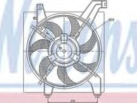 Ventilator radiator HYUNDAI COUPE GK NISSENS 85368