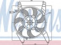 Ventilator radiator HYUNDAI MATRIX FC NISSENS 85363