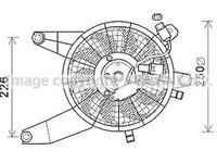 Ventilator radiator HYUNDAI TERRACAN HP AVA HY7569