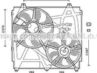 Ventilator radiator KIA SORENTO I JC AVA K7530