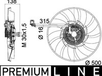 Ventilator, radiator MAHLE CFF 471 000P