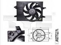 Ventilator, radiator MAZDA 2 (DY) (2003 - 2020) TYC 810-0025