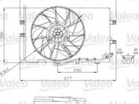 Ventilator radiator MERCEDES-BENZ B-CLASS W245 VALEO 696130