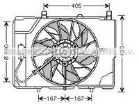 Ventilator radiator MERCEDES-BENZ C-CLASS combi S202 AVA MS7501