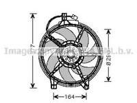 Ventilator radiator MERCEDES-BENZ VITO caroserie 638 AVA MS7517