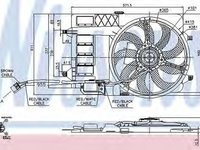 Ventilator radiator MINI MINI Cabriolet R52 NISSENS 85125