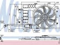 Ventilator radiator MINI MINI R50 R53 NISSENS 85125