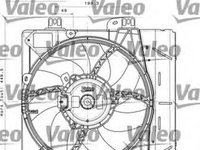 Ventilator radiator MITSUBISHI ASX GA W VALEO 696393