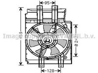Ventilator radiator NISSAN MICRA II K11 AVA DN7519