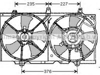 Ventilator radiator NISSAN PRIMERA P10 AVA DN7507