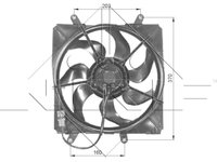 Ventilator, radiator NRF 47054