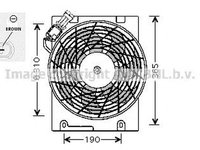 Ventilator radiator OPEL ASTRA G caroserie F70 AVA OL7508