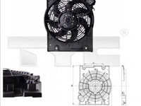 Ventilator, radiator OPEL ASTRA G cupe (F07_) (2000 - 2005) TYC 825-0014