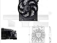 Ventilator radiator OPEL ASTRA G hatchback F48 F08 TYC 825-0014