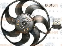 Ventilator radiator OPEL ASTRA G hatchback F48 F08 HELLA 8EW 351 044-061