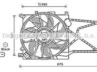 Ventilator radiator OPEL ASTRA G limuzina F69 AVA OL7597