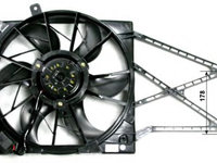 Ventilator, radiator OPEL ASTRA G limuzina (F69_) (1998 - 2009) NRF 47582