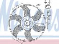 Ventilator, radiator OPEL CORSA C caroserie (F08, W5L) (2000 - 2016) NISSENS 85194