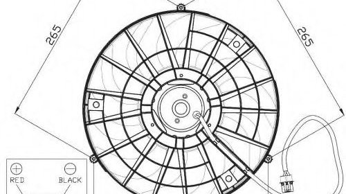 Ventilator radiator OPEL VECTRA A (86_, 87_) 