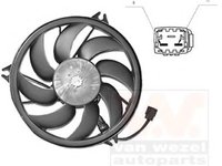 Ventilator, radiator PEUGEOT 206 hatchback (2A/C), PEUGEOT 206 CC (2D), PEUGEOT 206 SW (2E/K) - VAN WEZEL 4028748