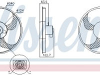 Ventilator radiator RENAULT CLIO III, MODUS, TWINGO II, WIND 1.2-1.6 09.04-