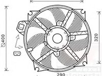 Ventilator, radiator RENAULT MEGANE III hatchback (BZ0_), RENAULT MEGANE III cupe (DZ0/1_), RENAULT GRAN TOUR III combi (KZ0/1) - VAN WEZEL 4377747