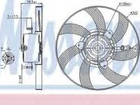 Ventilator radiator SEAT CORDOBA Vario 6K5 NISSENS 85716