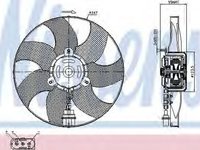 Ventilator radiator SEAT IBIZA IV 6L1 NISSENS 85543
